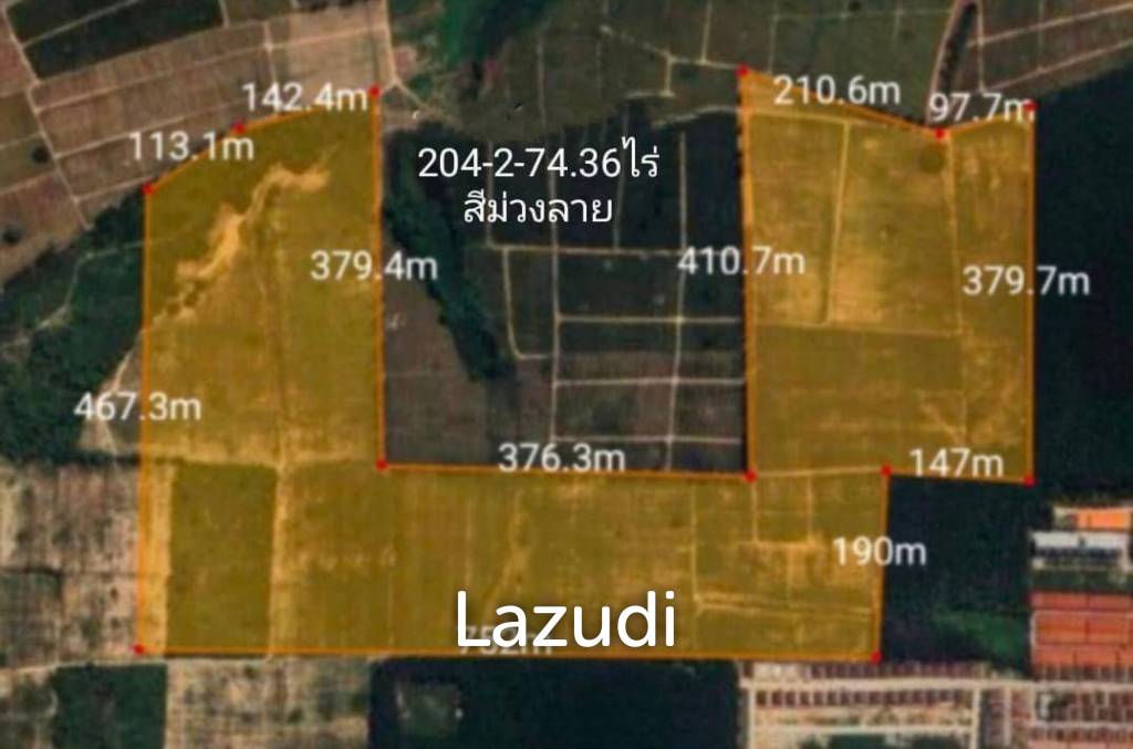 รูป 204 Rai 2 Ngan 74.36 SQ.M. Land in Bowin - รูปที่ 1/5