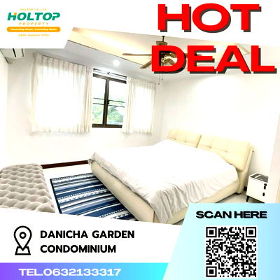 Condos for rent Makro Chang Wattana : #Z221 For rent Danicha Garden Condominium