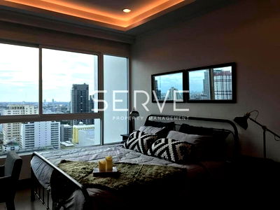 Condos for rent Airport Link Ratchaprarop : 1 Bed Large Room Fully furnished  Good Location Close to BTS Phaya Thai 650 m. & ARL Ratchaprarop 450 m. @ Supalai Elite Phayathai