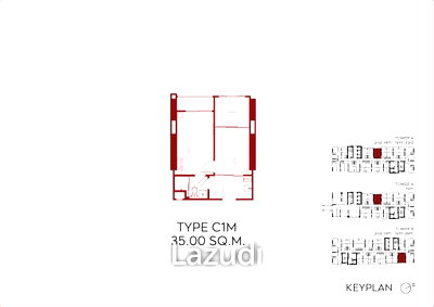 ขายคอนโด : 1 Bed Plus 1 Bath 35 SQ.M Aspire Huai kwang