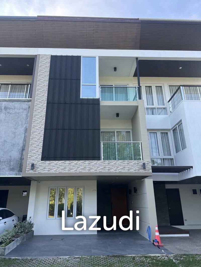 ขายบ้านเดี่ยว : Modern 3 Bedroom House At  Boat Lagoon Residence, Koh Kaew