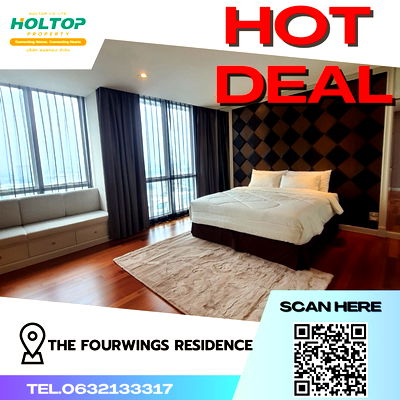 Condos for rent Rattana Bandit University (Rbac) : #Z212 For rent The Fourwings Residence 