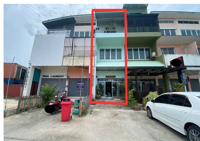 ขายอาคารพาณิชย์ : ขายโฮมออฟฟิศ 3ชั้นครึ่ง ซอยกรมที่ดินนนทบุรีสาขาบางบัวทอง โซนหน้าหมู่บ้านภัทรนิเวศน์ ลากูน