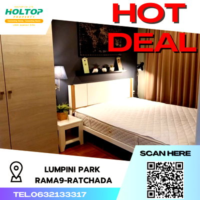 Condos for rent : #S3674 For Rent Lumpini Park Rama9-Ratchada