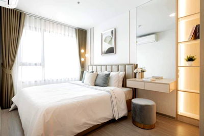 Condos for rent : 💥ST-2471💥Available for rent, Life Ladprao, well built-in, no buildings blocking the view, complete electrical appliances 👉Add Line @urbancondo