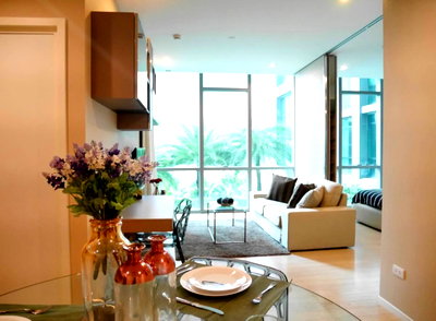 คอนโดให้เช่า : ให้เช่า The room skv 21 วิวสวนสวย