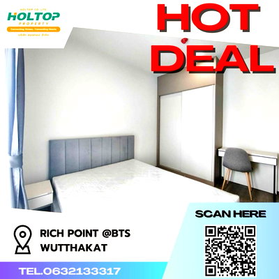 Condos for rent : #Z264 For rent Rich Point @BTS Wutthakat
