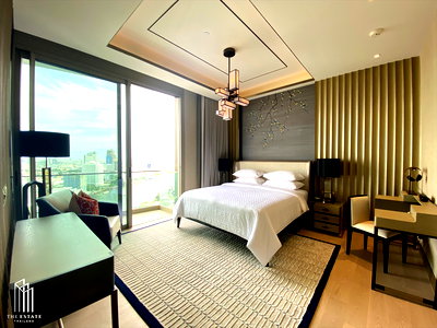 Condos for rent : Condo for RENT *The Residences At Mandarin Oriental Bangkok High Floor 20+ Corner Room South @350,000 Baht