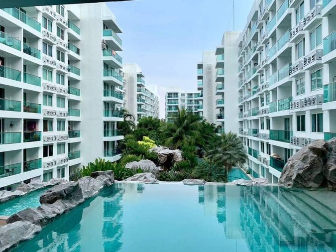 ขายคอนโด Amazon Residence วิวสระน้ำ เฟอร์นิเจอร์ครบ พร้อมเข้าอยู่ ใกล้หาดจอมเทียน พัทยา 