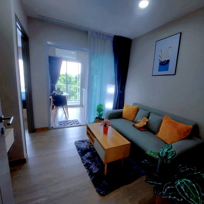 Condos for rent : 📢 For Rent: Be Condo near Bangkok University Building B, 5th floor, 30 sq.m. Separate kitchen area.
