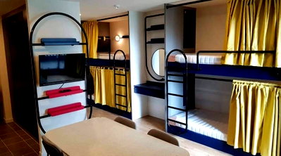 Condos for rent : 📢For rent Attitude BU Building C floor 3 size34.5 sqm  one bedroom 🌹 4 bed