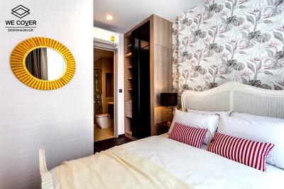 Condos for rent : For Rent  🏢✨  The line asoke ratchada Near MRT Rama 9 Interested, add Line @255ghzjq. Add @ too. ꔛ