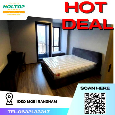 Condos for rent : #R4009 Condo for rent Ideo Mobi RangNam