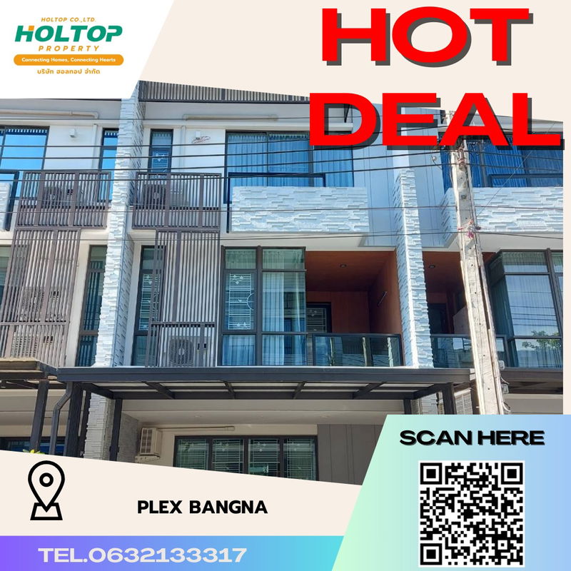 Townhouses for rent : #R4054 House for rent Plex Bangna