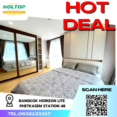 Condos for rent Phasi Charoen : #R4033  Condo for rent Bangkok Horizon Lite Phetkasem Station 48