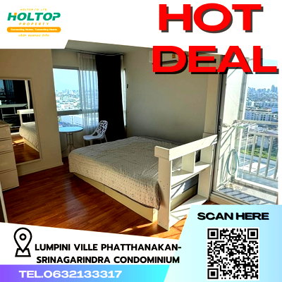 Condos for rent : #R4050  Condo for rent Lumpini Ville Phatthanakan-Srinagarindra Condominium