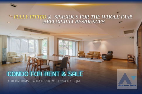 🔼🔽 AccomA 📩 Fully Fitted & Truly Pet-Friendly! Spacious for the whole fam! @Belgravia Residences (AA16289)
