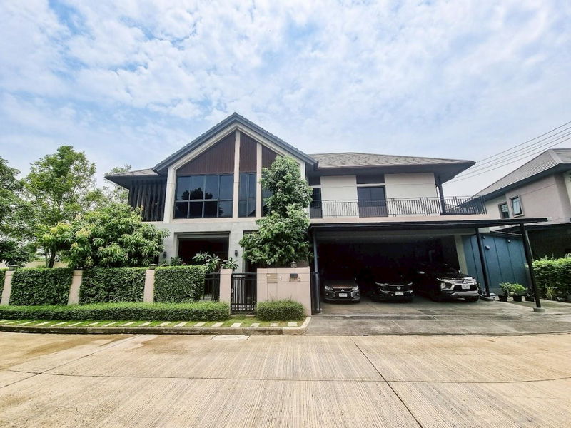 ขายบ้านเดี่ยว : 🏘️ขายด่วน!! บ้านเดี่ยวหรู หลังริม ติดสวน พร้อมอยู่ บางกอก บูเลอวาร์ด แจ้งวัฒนะ2