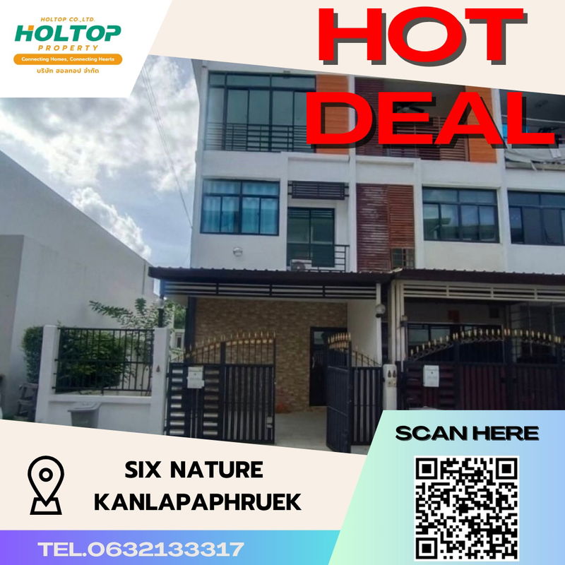 Townhouses for rent : #S3714 For Rent Six Nature Kanlapapruek