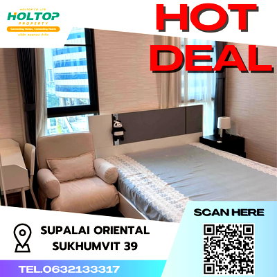 คอนโดให้เช่า : #S3715 ให้เช่า Supalai Oriental Sukhumvit 39