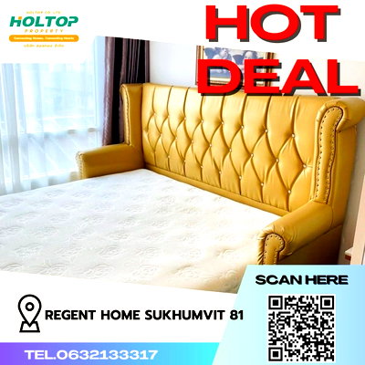 คอนโดให้เช่า : #Z342 ให้เช่าคอนโด Regent Home Sukhumvit 81 