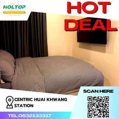 Condos for rent : #Z333 Condo for rent Centric Huai Khwang Station