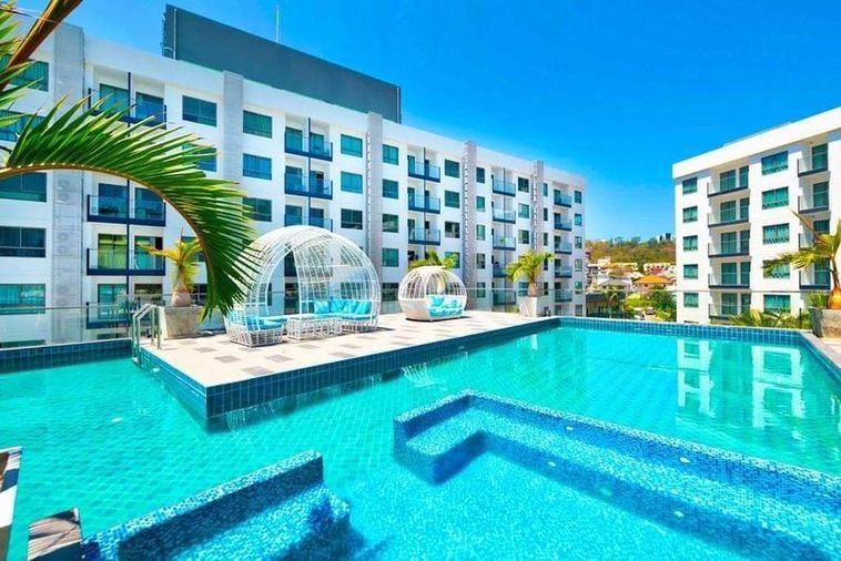 คอนโดแต่งครบพร้อมอยู่ Arcadia Beach Continental พัทยา ใกล้ทะเล