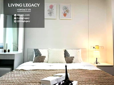 คอนโดให้เช่า : SKQ609 ให้เช่าคอนโด Rich Park @ Triple Station 35 ตร.ม. ชั้น 32 line id : @livinglegacy