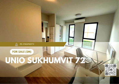 Condos for sale Soi Lasalle (Sukhumvit 105) : Urgent sale ✨ UNiO Sukhumvit 72 ✨ Fully furnished and equipped with electrical appliances, near BTS Bearing