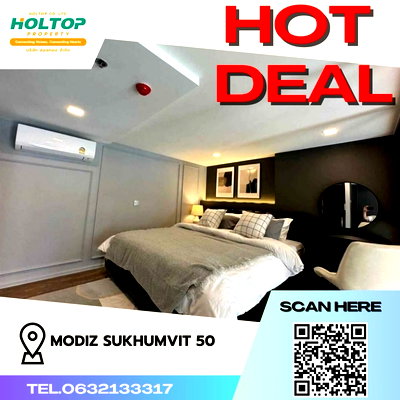 คอนโดให้เช่า : #Z358 ให้เช่าคอนโด Modiz Sukhumvit 50 