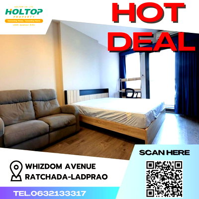 Condos for rent : #Z372 Condo for rent Whizdom Avenue Ratchada-Ladprao
