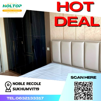 คอนโดให้เช่า : #Z367 ให้เช่าคอนโด Noble Recole Sukhumvit19 