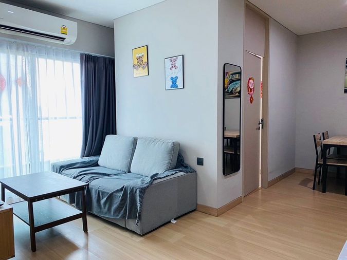 เช่า ลุมพินี สวีท เพชรบุรี - มักกะสัน เฟอร์ฯครบ พร้อมเข้าอยู่ ใกล้mrtเพชรบุรี