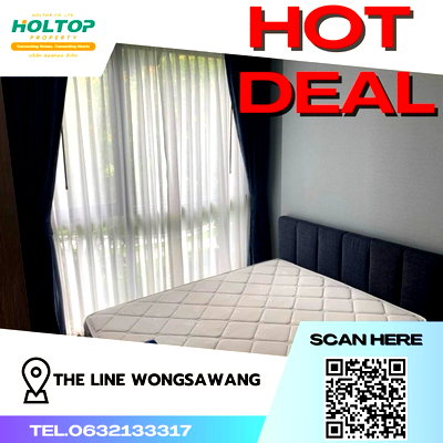 คอนโดให้เช่า : #Z387 ให้เช่าคอนโด THE LINE Wongsawang