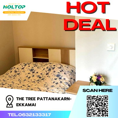 คอนโดให้เช่า : #Z390 ให้เช่าคอนโด The Tree Pattanakarn-Ekkamai