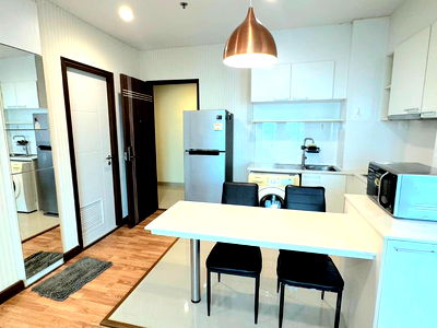 Condos for rent Central Festival Hadyai : Condo for rent: The Rise Residence, 2 bedrooms, 23rd floor, fully furnished, ready to move in, 20,000 baht/month