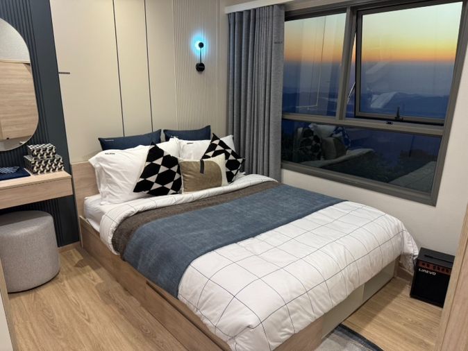 Condo Escent Hatyai ll ขายดาวน์ 173,000 บาท ขนาดห้อง 33 ตร.ม. ชั้น 29 ห้องมุม ทิศตะวันออก ตึกไม่บัง