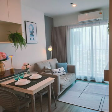 [[ให้เช่า]]📌คอนโดแต่งสวย ใกล้Airport link หัวหมาก MRTหัวหมาก Condo Rich Park@ triple station💯✨