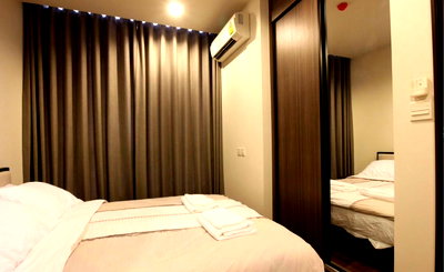 Condos for rent Soi Sukhumvit 71 : rent: The Line Sukhumvit 71, beautiful, ready to move in, good location, near BTS Phra Khanong. Interested, add Line @841qqlnr