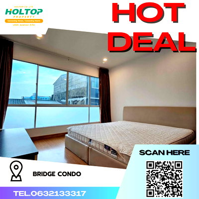 คอนโดให้เช่า : #R4156 ให้เช่าคอนโด Bridge Condo