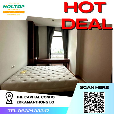คอนโดให้เช่า : #R4151 ให้เช่าคอนโด The Capital Condo Ekkamai-Thong Lo 