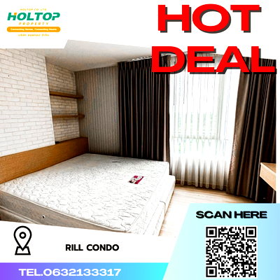 Condos for rent Big C Super Center Rangsit : #R4176 Condo for rent Rill Condo