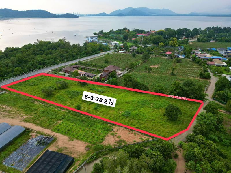 Beautiful land plot for sale near the edge of Bang Phra Reservoir, Sriracha, Chonburi