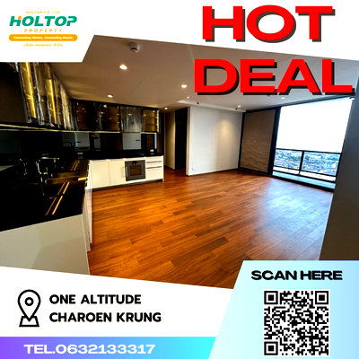 คอนโดให้เช่า : #Z434 ให้เช่าคอนโด One Altitude Charoen Krung