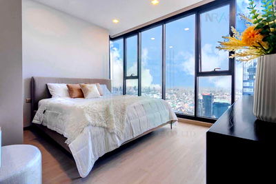 Condos for rent Rama 9 : 🎉 For Rent Condo ONE9FIVE ASOKE - RAMA 9 Building A, Floor 58,3 bed room, Room size 93 sqm