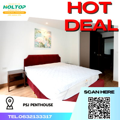 คอนโดให้เช่า : #R4201   ให้เช่าคอนโด PSJ Penthouse