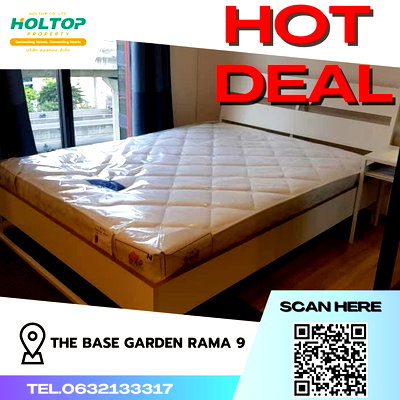 คอนโดให้เช่า : #Z442 ให้เช่าคอนโด THE BASE Garden Rama 9