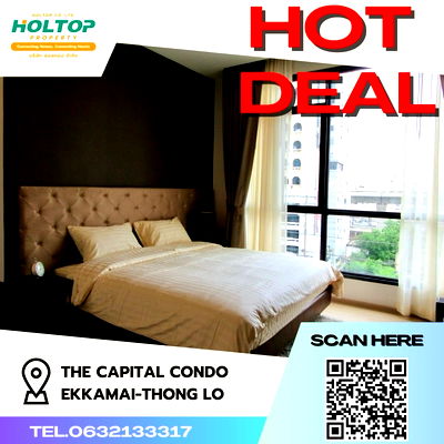 Condos for rent BTS Ekkamai : #Z431 For rent The Capital Condo Ekkamai-Thong Lo