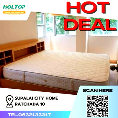 คอนโดให้เช่า : #Z451 ให้เช่า Supalai City Home Ratchada 10