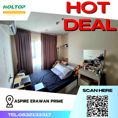Condos for rent Paolo Hospital Phrapradaeng : #Z469 Condo for rent Aspire Erawan Prime